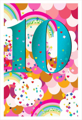 Picture of 10TH BIRTHDAY CARD